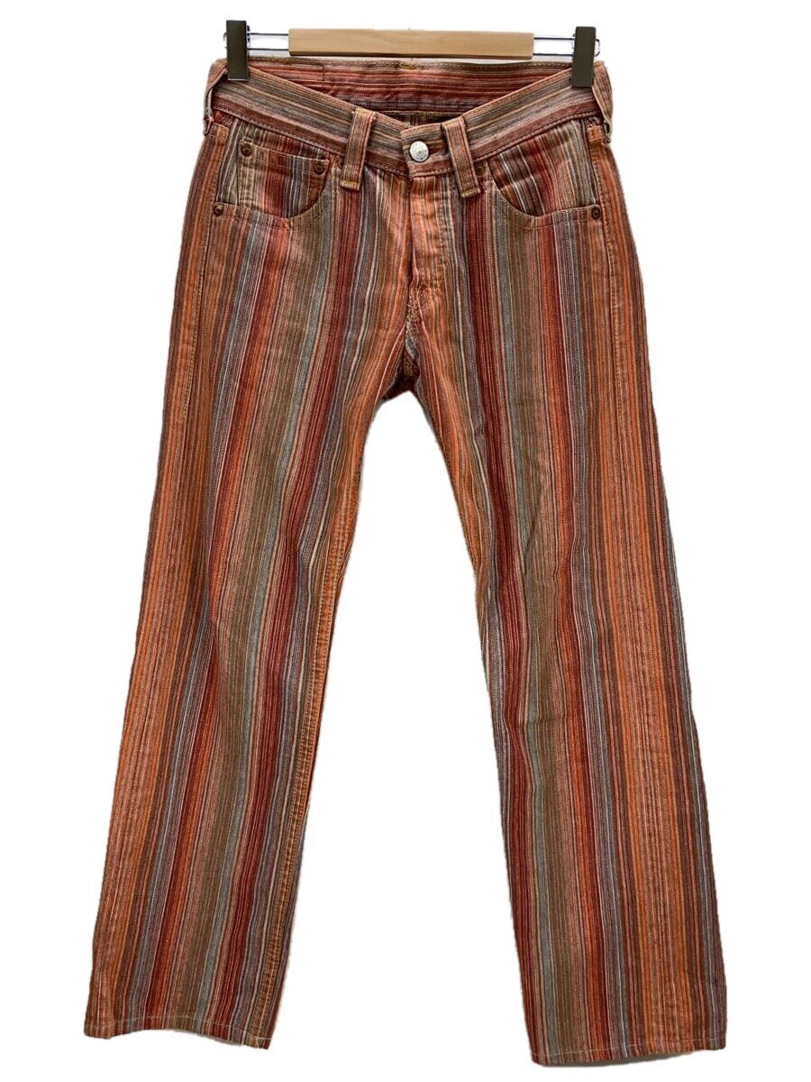 【中古】Levi’s◆901/ボタンフライ/ボトム/30/コットン/マルチカラー/ストライプ/901-97【メンズウェア】