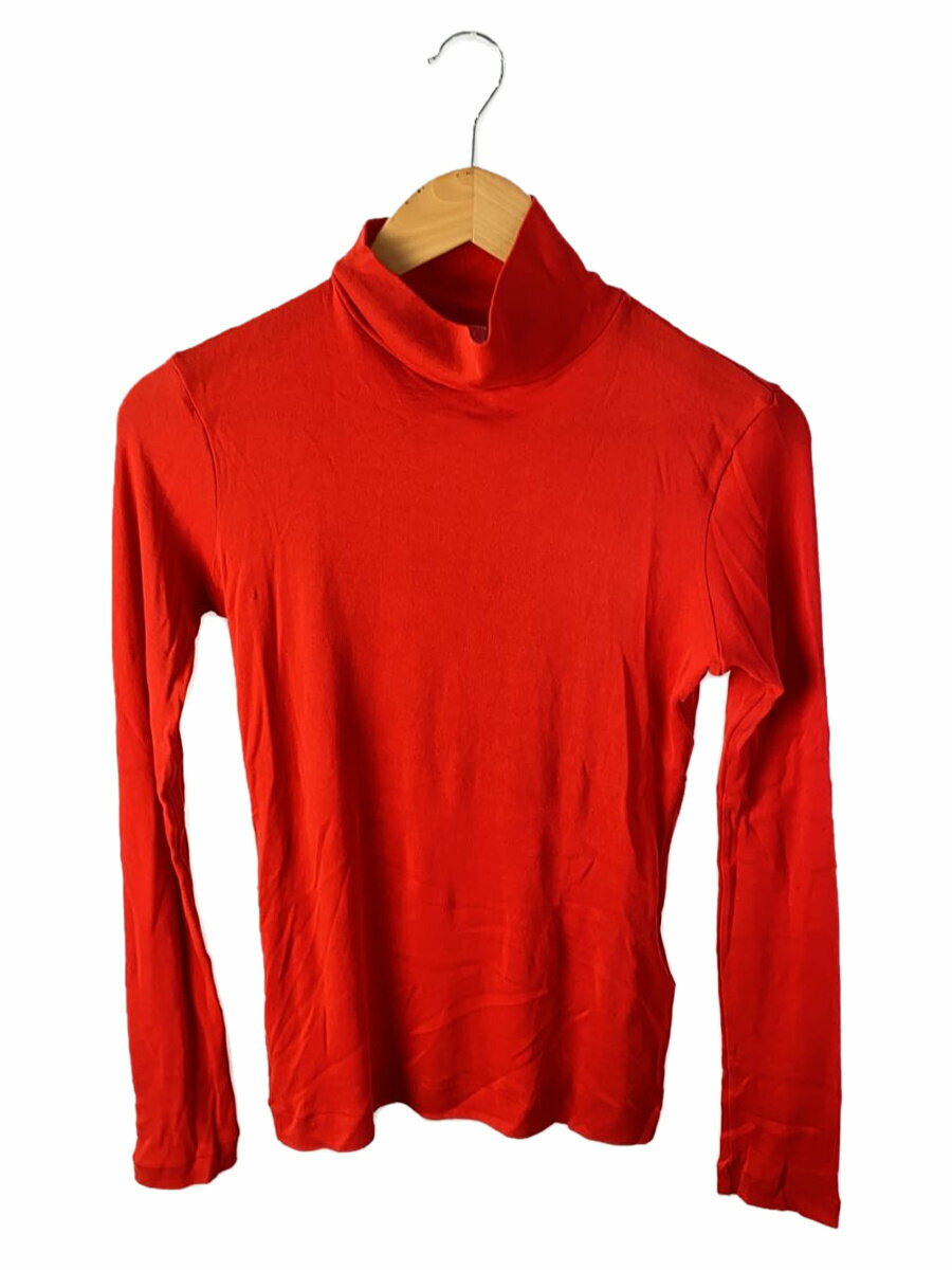 【中古】YOHJI YAMAMOTO◆長袖カットソー/2/コットン/RED/無地/FF-T41-074【レディースウェア】