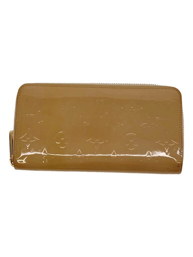 【中古】LOUIS VUITTON◆ジッピー・ウォレット_モノグラム・ヴェルニ_BEG/エナメル/BEG/レディース【服飾雑貨他】 【中古】LOUIS VUITTON◆ジッピー・ウォレット_モノグラム・ヴェルニ_BEG/エナメル/BEG/レディース【服飾雑貨他】