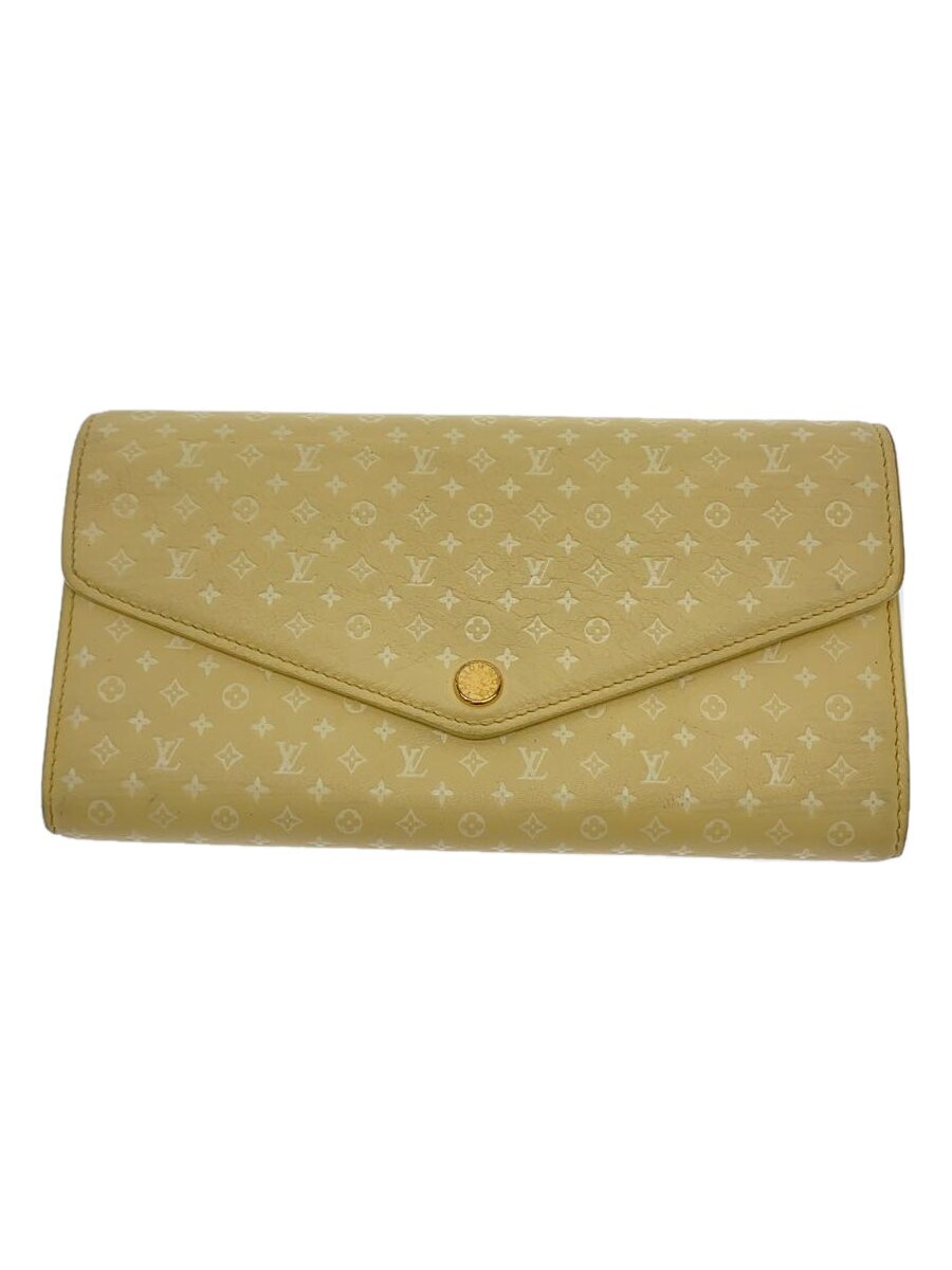 乐天商城 - 【中古】LOUIS VUITTON◆ポルト・フォイユ・サラNM_ナノ・モノグラム_YLW/--/YLW/総柄/レディース【服飾雑貨他】