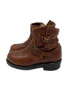 【中古】CHIPPEWA◆エンジニアブーツ/M/BRW/レザー/27179/USA製/L27871【シューズ】