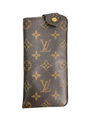 【中古】LOUIS VUITTON◆エテュイ・リュネットMM_モノグラム・キャンバス_BRW/PVC/BRW/総柄/レディース【服飾雑貨他】 【中古】LOUIS VUITTON◆エテュイ・リュネットMM_モノグラム・キャンバス_BRW/PVC/BRW/総柄/レディース【服飾雑貨他】