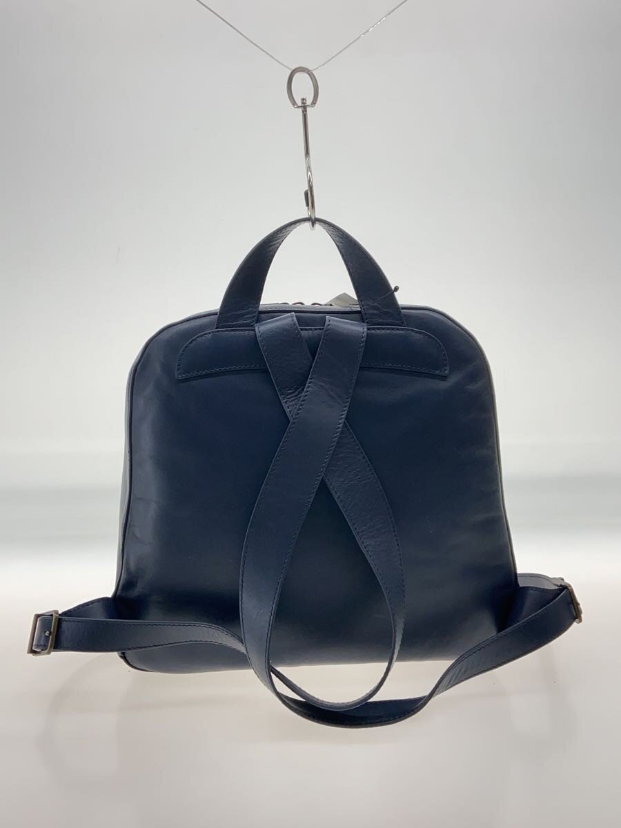 【中古】MOTHERHOUSE◆リュック/レザー/ネイビー/カゼマトウ/m【バッグ】 jumblestore-38764345 2nd STREET 楽天市場店 サンプル画像3