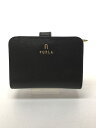 【中古】FURLA◆2つ折り財布/牛革/BLK/レディース/wp00315 are000【服飾雑貨他】