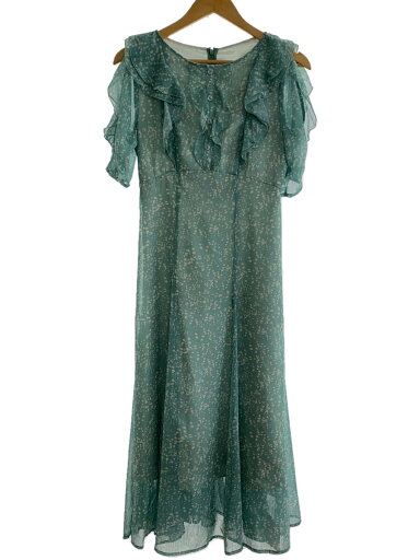 【中古】Rirandture◆半袖ワンピース/0/ポリエステル/GRN/花柄/83169190//【レディースウェア】 【中古】Rirandture◆半袖ワンピース/0/ポリエステル/GRN/花柄/83169190//【レディースウェア】
