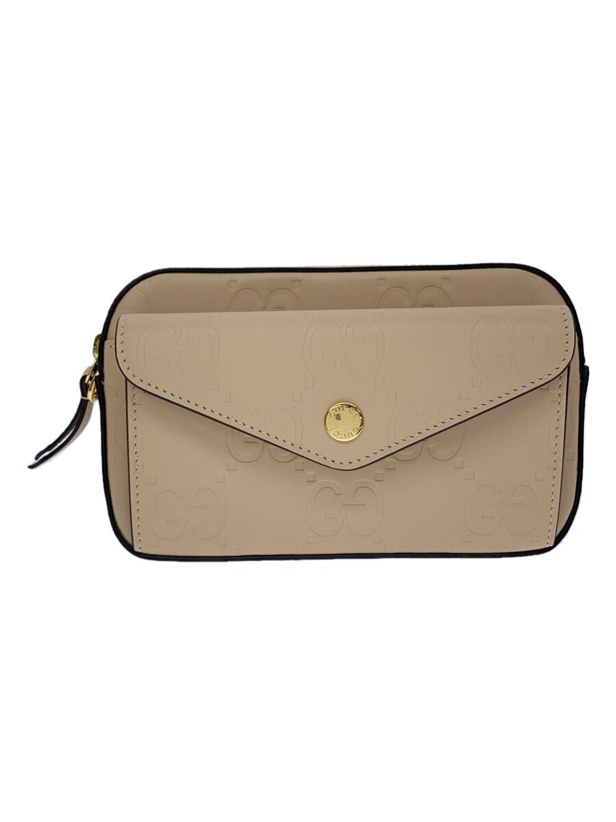 【中古】GUCCI◆ミニショルダーバッグ/--/BEG/総柄【バッグ】