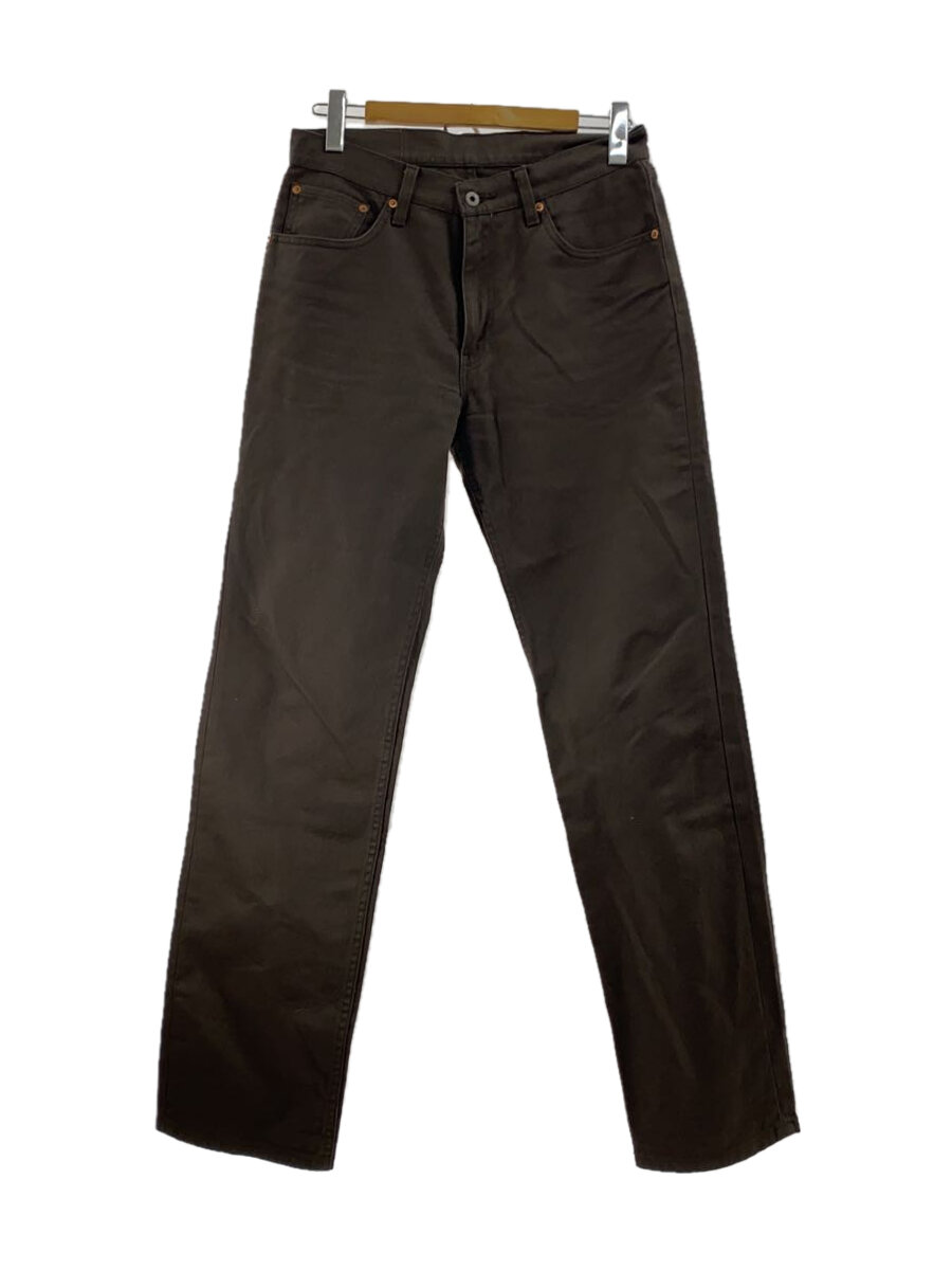【中古】Levi’s◆ボトム/33/コットン/BRW/無地/00502-3697【メンズウェア】