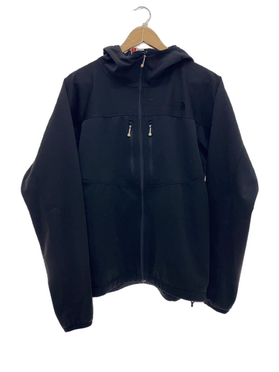【中古】THE NORTH FACE◆V3 UNIVERSAL HOODIE_ユニバーサル フーディー/M/ポリエステル/BLK【メンズウェア】