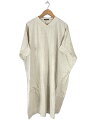 【中古】mizuiro ind◆半袖ワンピース/--/コットン/GRY/無地【レディースウェア】(4)