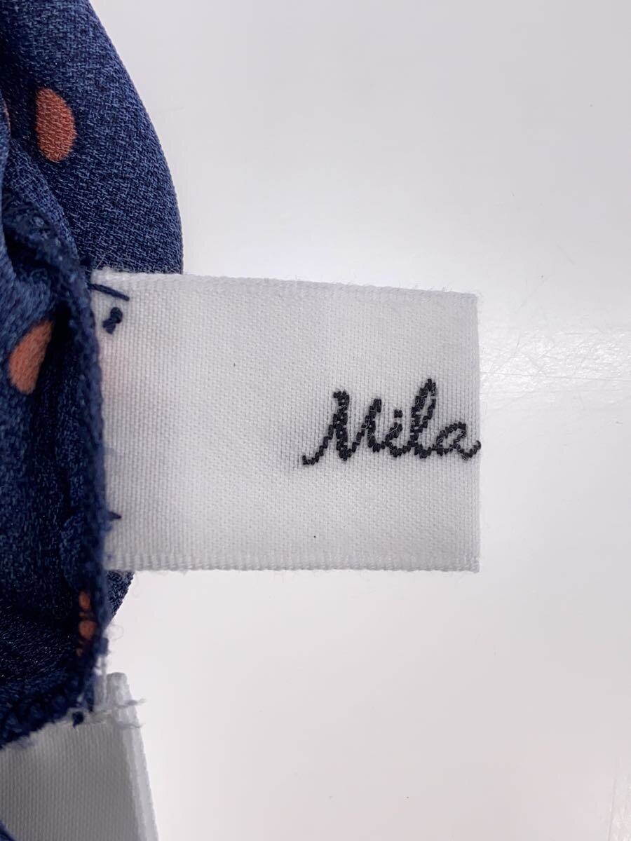 【中古】Mila Owen◆長袖ワンピース/0/ポリエステル/NVY/ドット【レディースウェア】 jumblestore-37964062 2nd STREET 楽天市場店 サンプル画像3