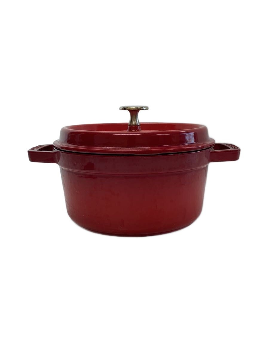 【中古】Staub◆鍋/RED【キッチン用品】