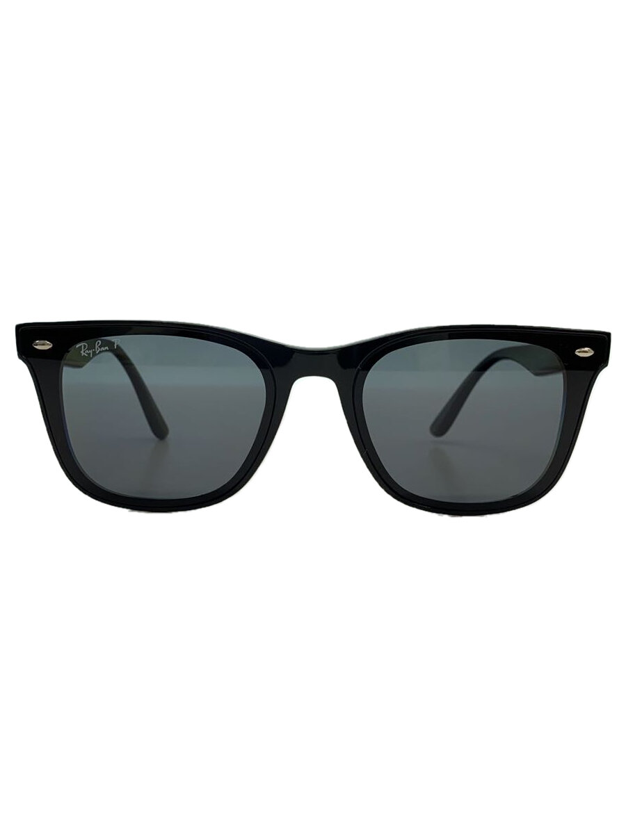 【中古】Ray-Ban◆サングラス/ウェリントン/プラスチック/BLK/BLK/メンズ/RB4391D【服飾雑貨他】