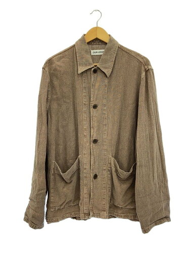 【中古】OUR LEGACY◆HAVEN JACKET/ハンセンジャケット/ジャケット/44/リネン/BRW/M2242HB【メンズウェア】 【中古】OUR LEGACY◆HAVEN JACKET/ハンセンジャケット/ジャケット/44/リネン/BRW/M2242HB【メンズウェア】