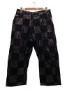 【中古】00s/MAKAVELI/パッチワークパンツ/XXL/コットン/BLK/無地//【メンズウェア】(4)