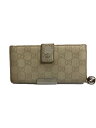 【中古】GUCCI◆長財布/レザー/CRM/レディース/233024・203887【服飾雑貨他】