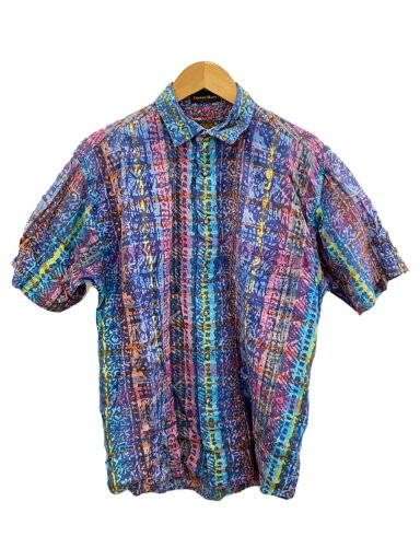 【中古】EDDIE BAUER◆90s/黒タグ/半袖シャツ/M/コットン/PUP【メンズウェア】 【中古】EDDIE BAUER◆90s/黒タグ/半袖シャツ/M/コットン/PUP【メンズウェア】