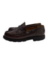 【中古】Paraboot◆REIMS/ローファー/UK7.5/ブラウン/レザー//【シューズ】(4)