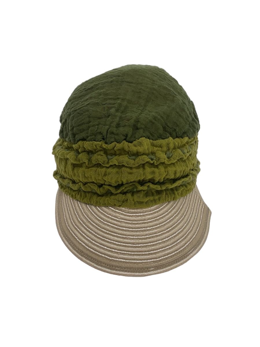 【中古】慈雨(jiu)◆ヘッドウェア/75cm/コットン/グリーン/緑/レディース/40224208【服飾雑貨他】