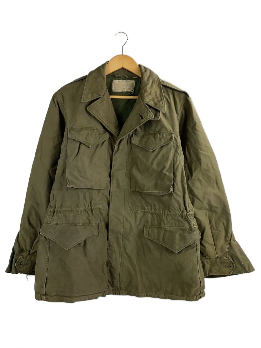 【中古】MILITARY◆M-43/フィールドジャケット/ミリタリージャケット/36/コットン/KHK/無地//【メンズウェア】
