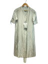 【中古】ANAYI◆ライトローンスタンドカラーワンピース/36/トリアセテート/GRN/10212714390【レディースウェア】(4)
