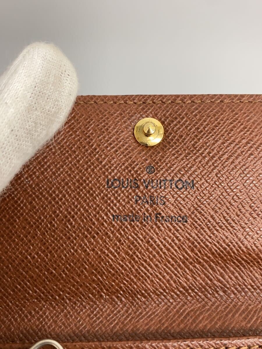 【中古】LOUIS VUITTON◆ミュルティクレ6_モノグラム_BRW/レザー/BRW/メンズ/M62630【服飾雑貨他】 3