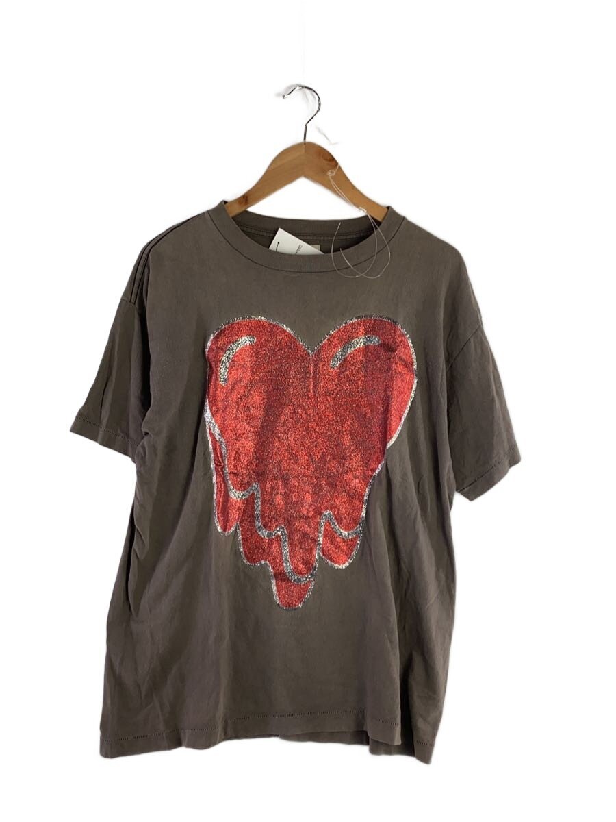 EMOTIONALLY UNAVAILABLE◆Tシャツ/M/コットン/KHK/EU-S22-0000