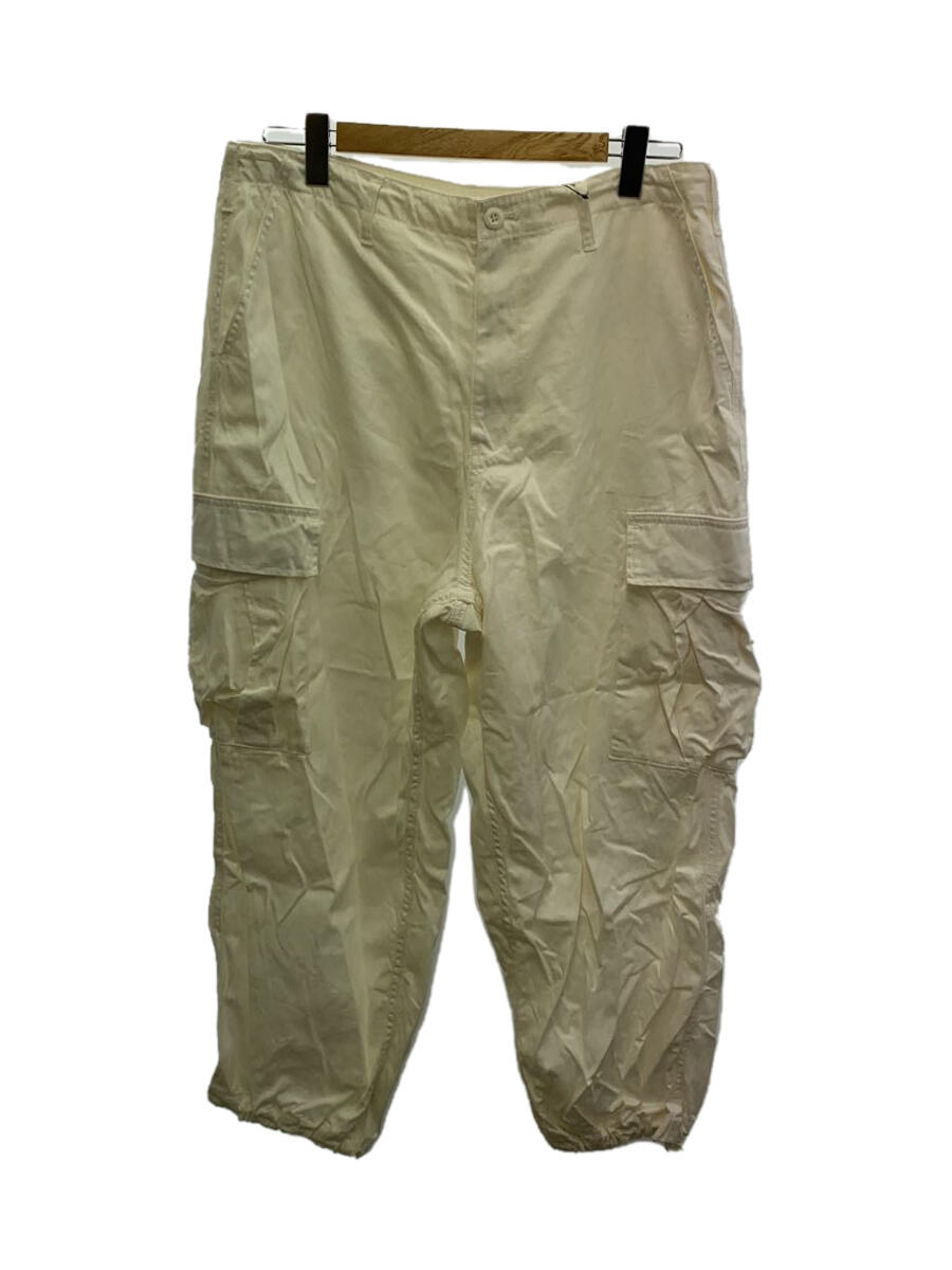 【中古】BAYFLOW◆カーゴパンツ/4/コットン/WHT/BM2308CF01//【メンズウェア】