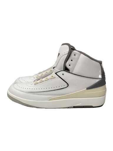 【中古】NIKE◆Nike Air Jordan 2 White and Cement Grey/DR8884-100【シューズ】 【中古】NIKE◆Nike Air Jordan 2 White and Cement Grey/DR8884-100【シューズ】