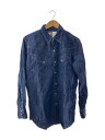 【中古】Levi’s◆長袖シャツ/M/デニム/IDG/60504-5201【メンズウェア】
