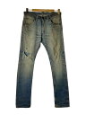 【中古】Lee◆スキニーパンツ/M/コットン/IDG/無地/36111【メンズウェア】(4)