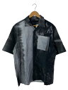 【中古】th products◆23SS/DY Drop Shoulder Half sleeve Shirt/半袖シャツ/2/ナイロン/GRY//【メンズウェア】(4)