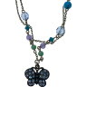 【中古】ANNA SUI◆ネックレス/--/BLU/トップ有/レディース【服飾雑貨他】