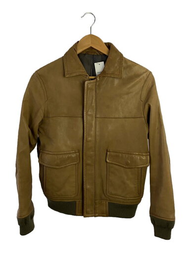 【中古】ABAHOUSE◆レザージャケット・ブルゾン/2/山羊革/BEG/0040090000【メンズウェア】 【中古】ABAHOUSE◆レザージャケット・ブルゾン/2/山羊革/BEG/0040090000【メンズウェア】