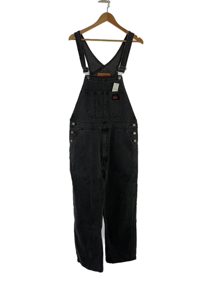 【中古】Levi’s◆オーバーオール/M/コットン/BLK/無地/PC9-79107-0006【メンズウェア】