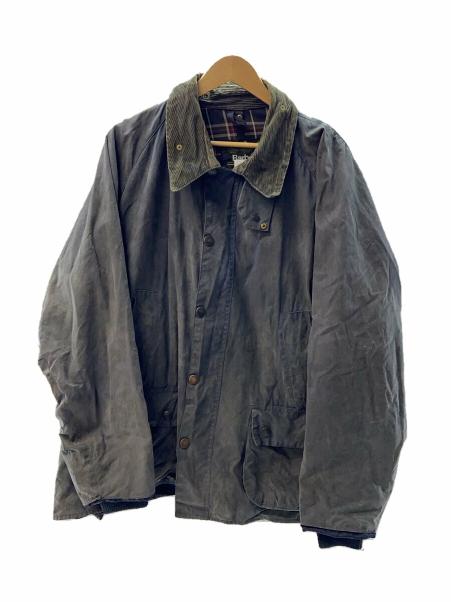 【中古】Barbour◆Vintage/90s/BEDALE/オイルドジャケット/ネイビー【メンズウェア】