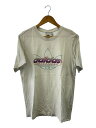 【中古】adidas◆TECHY TEE/カットソー/L/コットン/WHT/GD6009【メンズウェア】