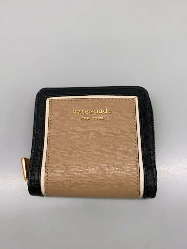 【中古】kate spade new york◆2つ折り財布/--/BEG/無地/レディース【服飾雑貨他】 【中古】kate spade new york◆2つ折り財布/--/BEG/無地/レディース【服飾雑貨他】