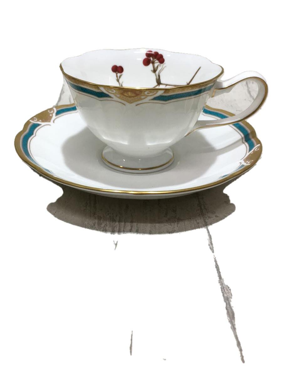 【中古】NARUMI◆カップ&ソーサー/NARUMI/ナルミ/SIEBOLD FLORILEGIUM/サルトリイバラ//【キッチン用品】