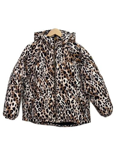 【中古】GUESS◆ダウンジャケット/S/ポリエステル/アニマル【レディースウェア】 【中古】GUESS◆ダウンジャケット/S/ポリエステル/アニマル【レディースウェア】