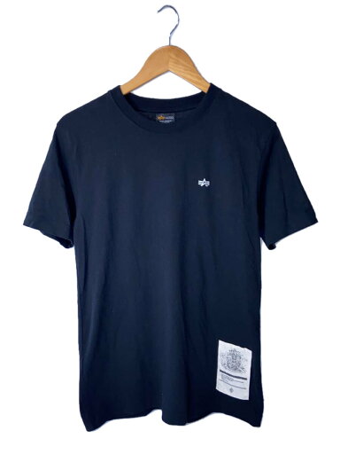 【中古】ALPHA INDUSTRIES◆Tシャツ/S/コットン/BLK/tc1457【メンズウェア】 【中古】ALPHA INDUSTRIES◆Tシャツ/S/コットン/BLK/tc1457【メンズウェア】
