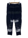 【中古】sacai◆21SS/メッシュカーゴパンツ/ボトム/3/BLK/21-05462/コットン/レース/【レディースウェア】