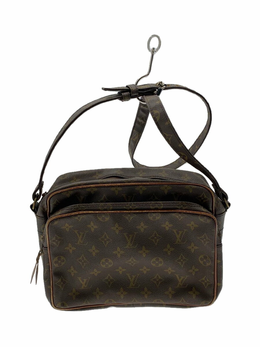 【中古】LOUIS VUITTON◆ショルダーバッグ/--/BRW/総柄/M45244【バッグ】
