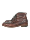 【中古】Alden◆Leather Soul別注/ウィングチップ/レースアップブーツ/US9/ブラウン/レザー/44732【シューズ】