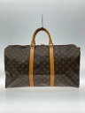 【中古】LOUIS VUITTON◆キーポル50_モノグラム・キャンバス_BRW/PVC/BRW/カギ欠品【バッグ】