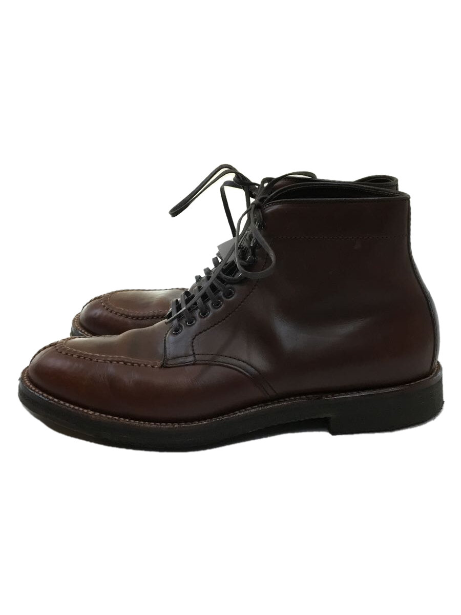 【中古】Alden◆TANKER BOOTS/クロムエクセル/レースアップブーツ/US10/BRW/レザー/45407H【シューズ】