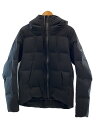 【中古】DESCENTE◆ALLTERRAIN/水沢ダウン/ダウンジャケット/S/ナイロン/ブラック/DIA3671U【メンズウェア】