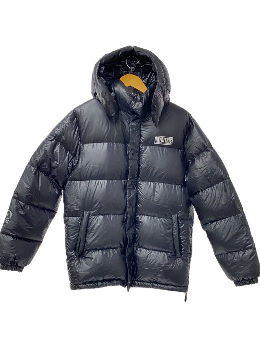 【中古】HYSTERIC GLAMOUR◆ダウンジャケット/M/ナイロン/BLK/02193AB03【メンズウェア】