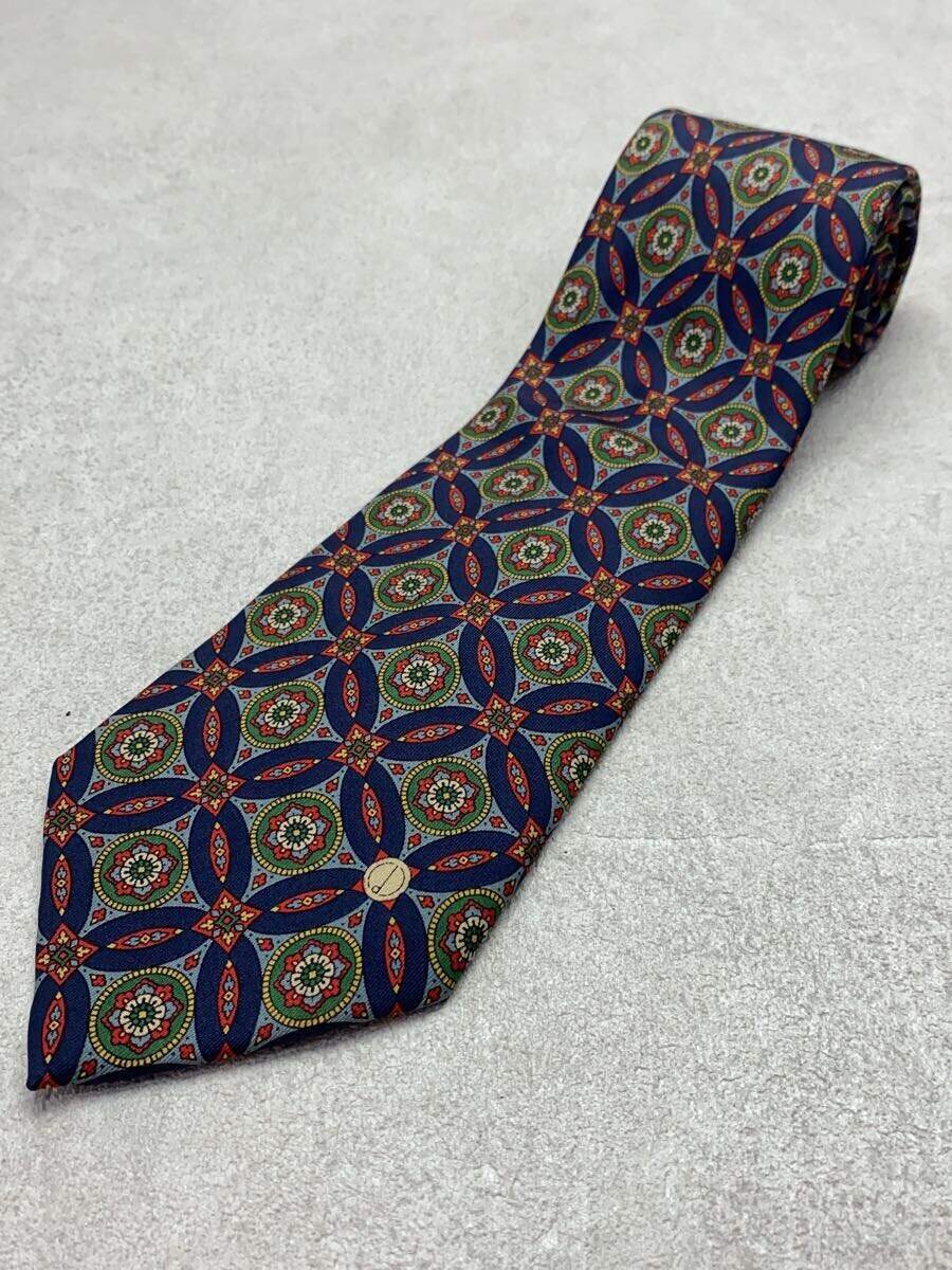 【中古】dunhill◆ネクタイ/シルク/マルチカラー/ペーズリー/メンズ【服飾雑貨他】