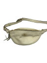 【中古】COACH◆ウエストバッグ/レザー/CRM/F48738【バッグ】