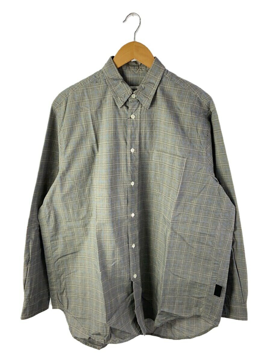 【中古】KENZO◆22SS/GREY CASUAL SHIRT/長